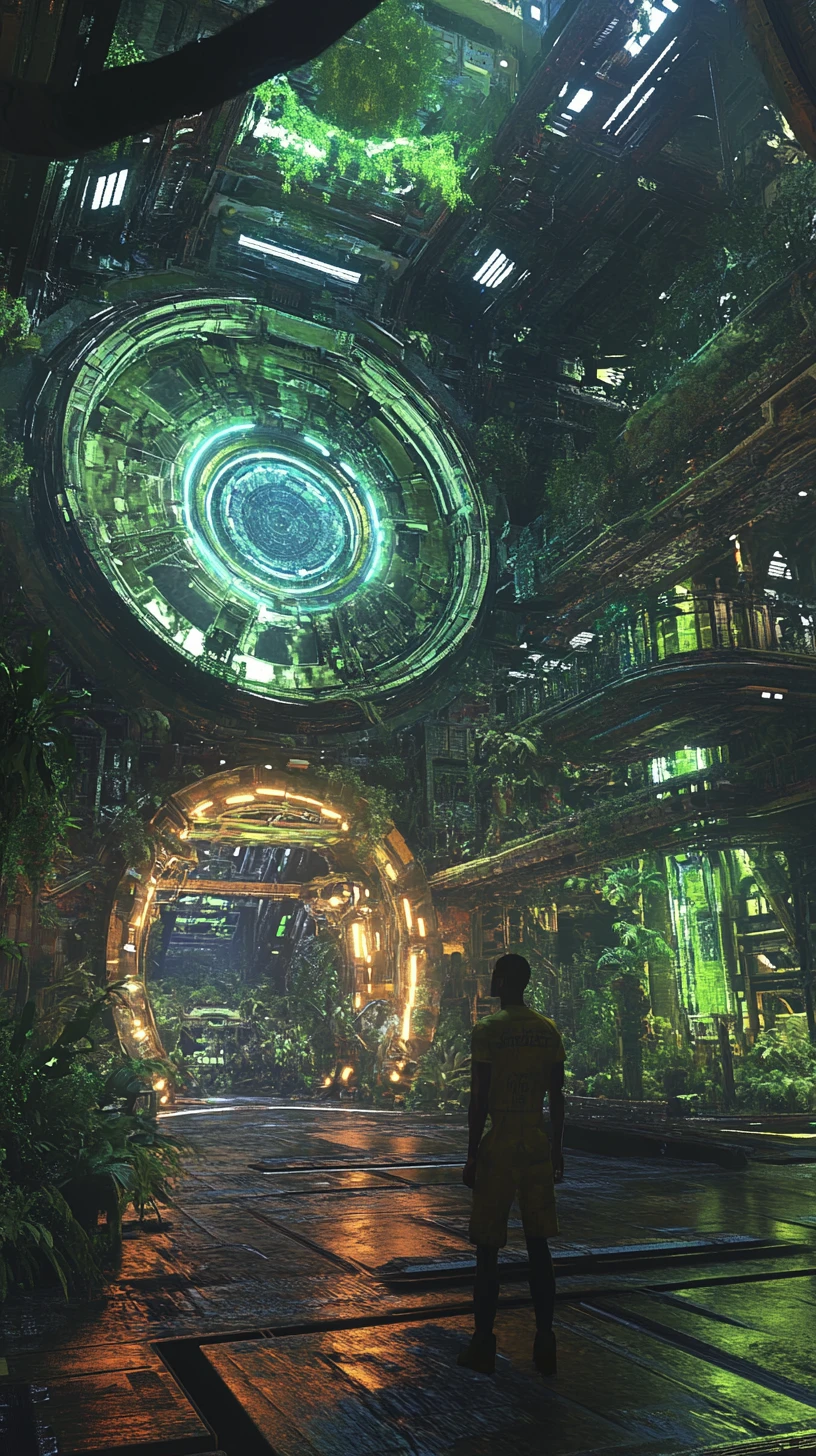Stacks of money in a chaotic jungle themed scene
