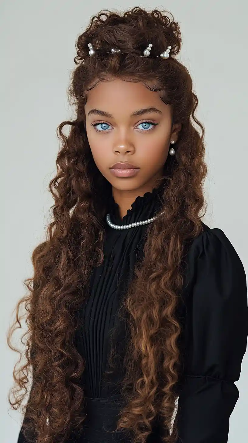 Victorian London portrait of a young aristocratic Black woman