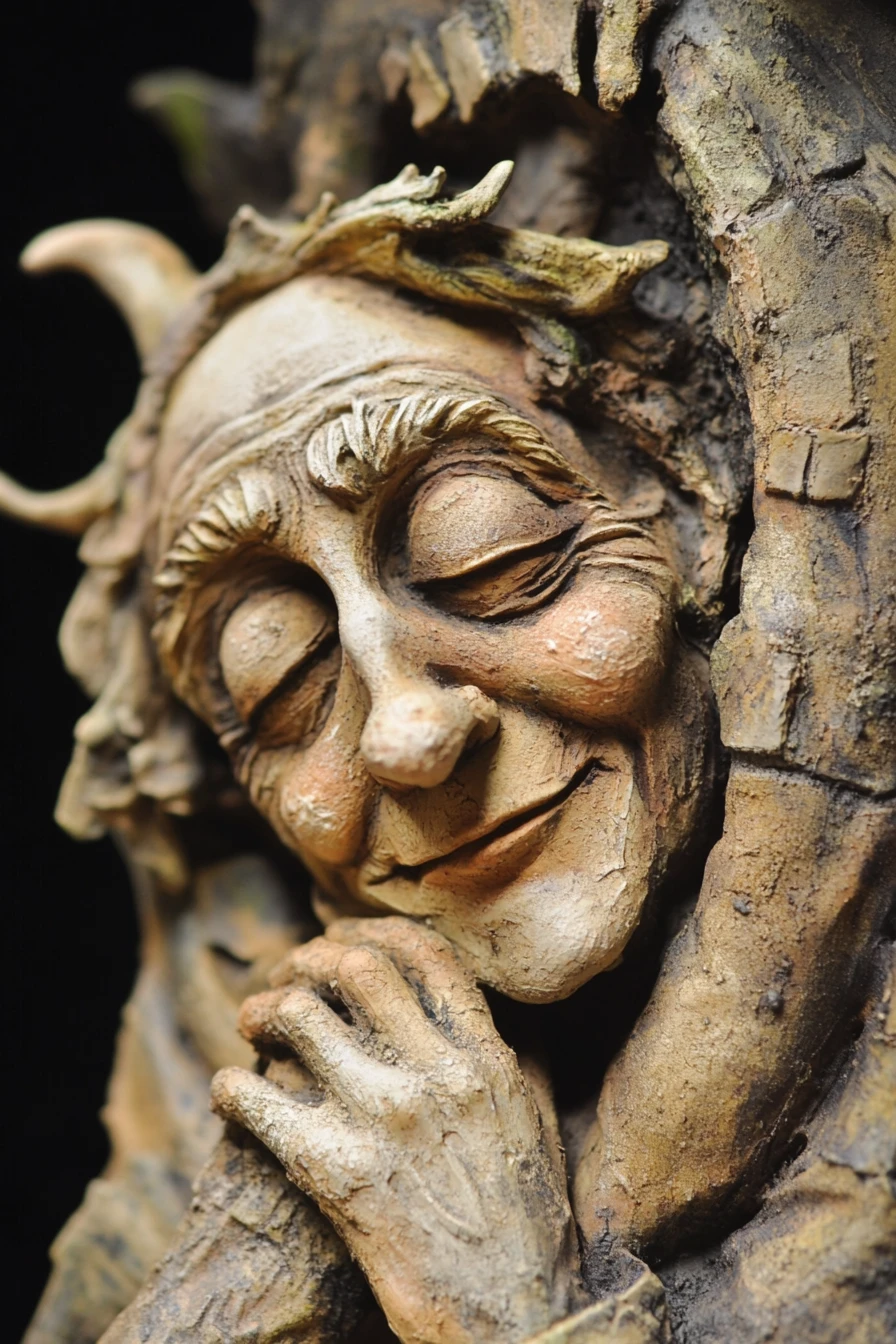 Benevolent mythical sandman bringing gentle dreams to children