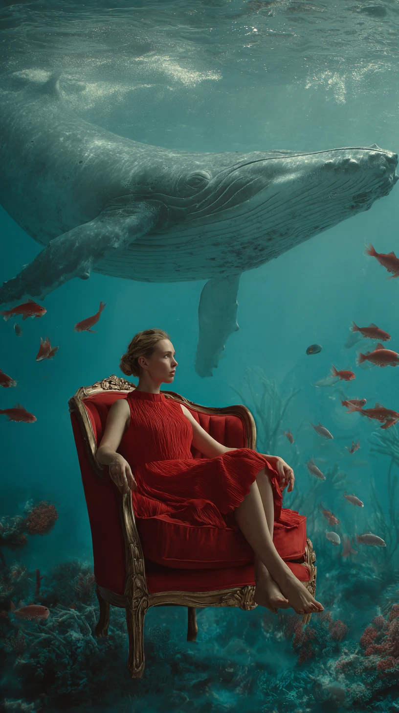 Man envisioning success beside clear blue ocean waters