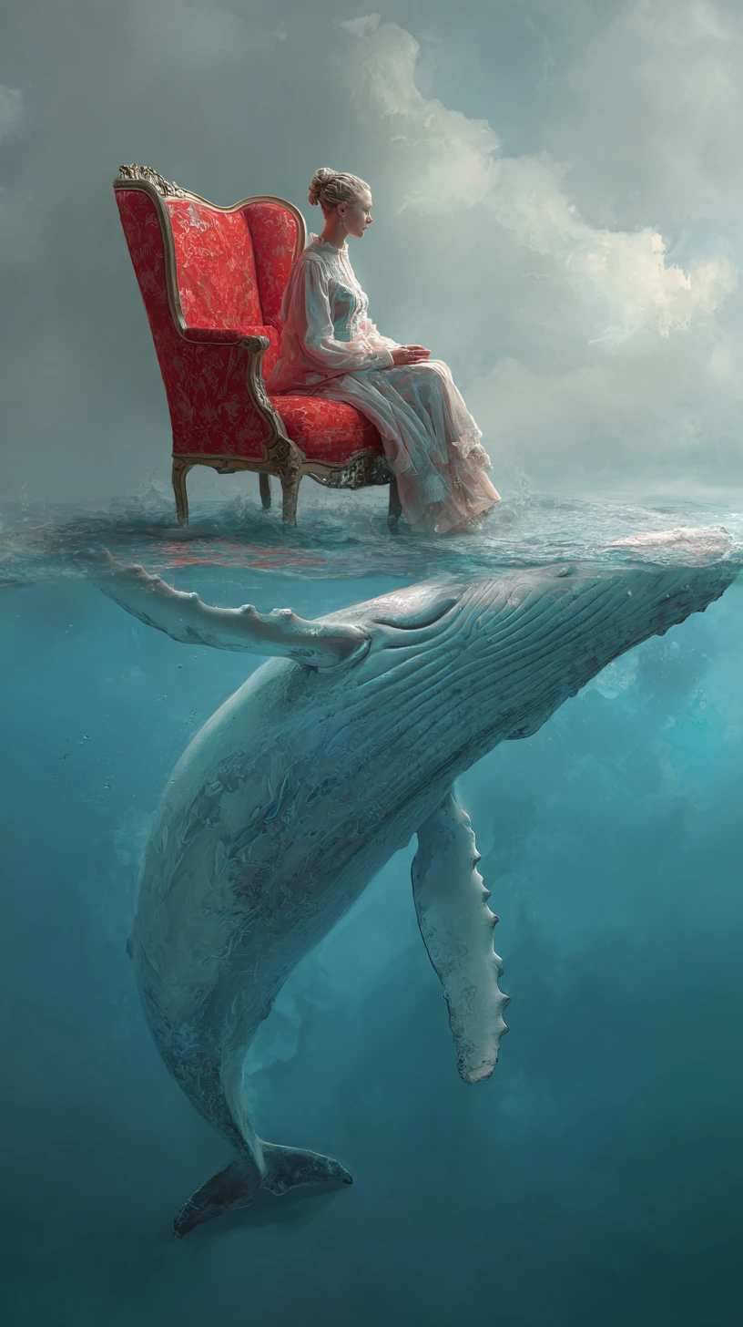 Man dreaming of success by the beach with blue water