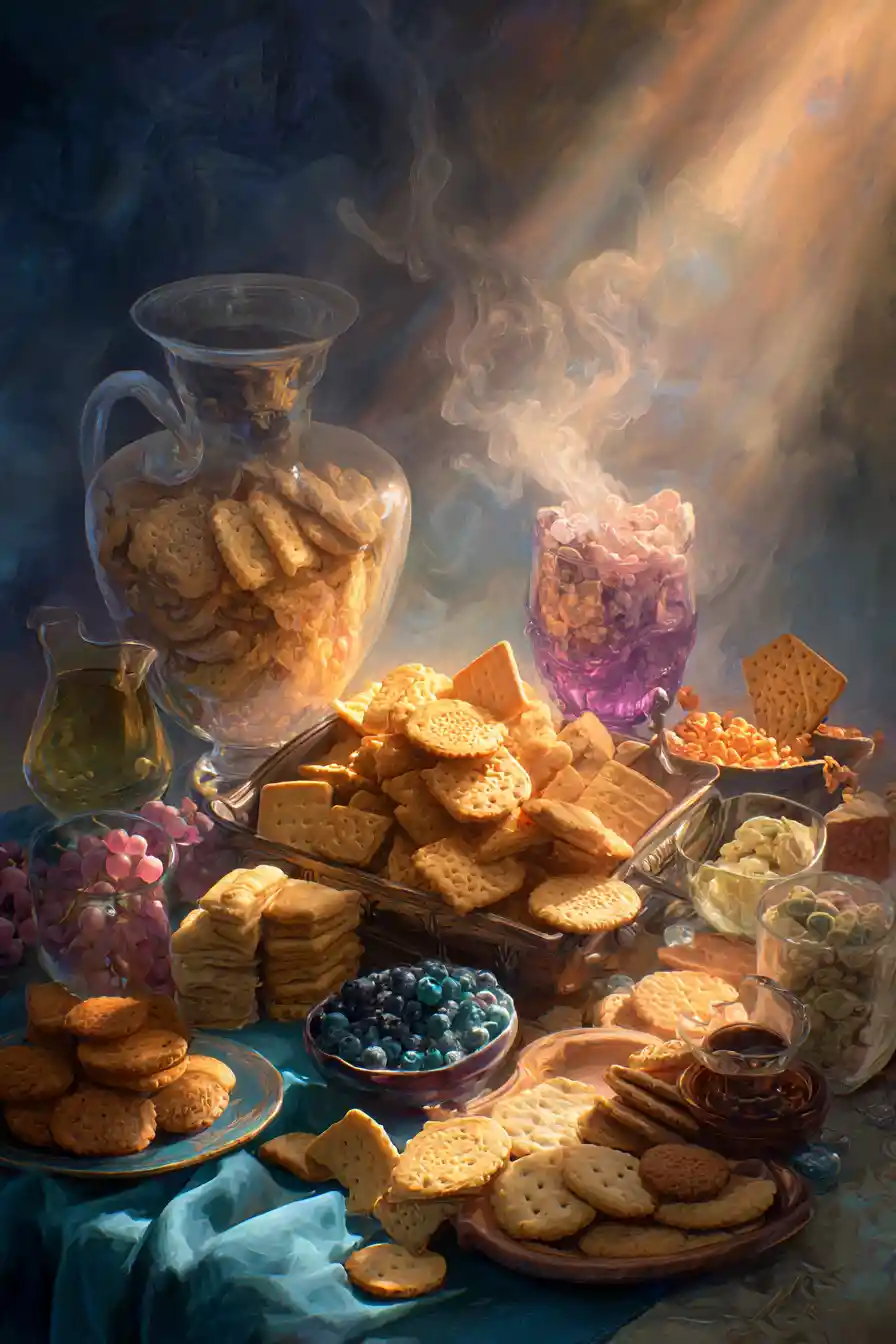 Assortimento di snack dolci e salati per placare la fame