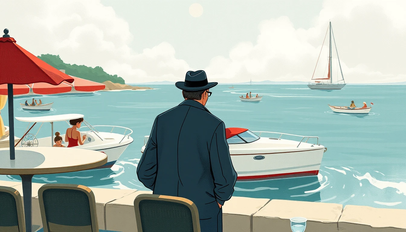 Deux amis arrivent à Deauville pour des vacances chaotiques
