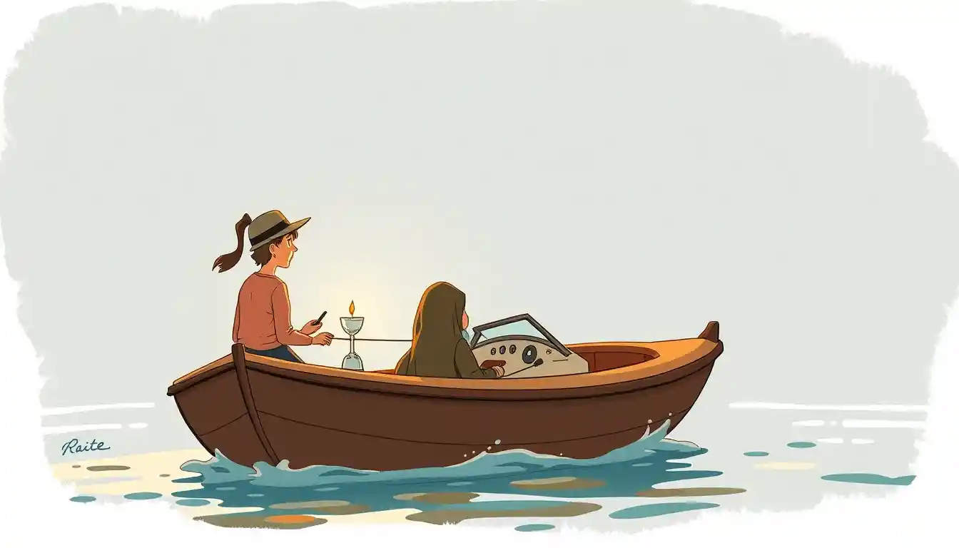 Dois amigos em uma difícil viagem de férias para Deauville
