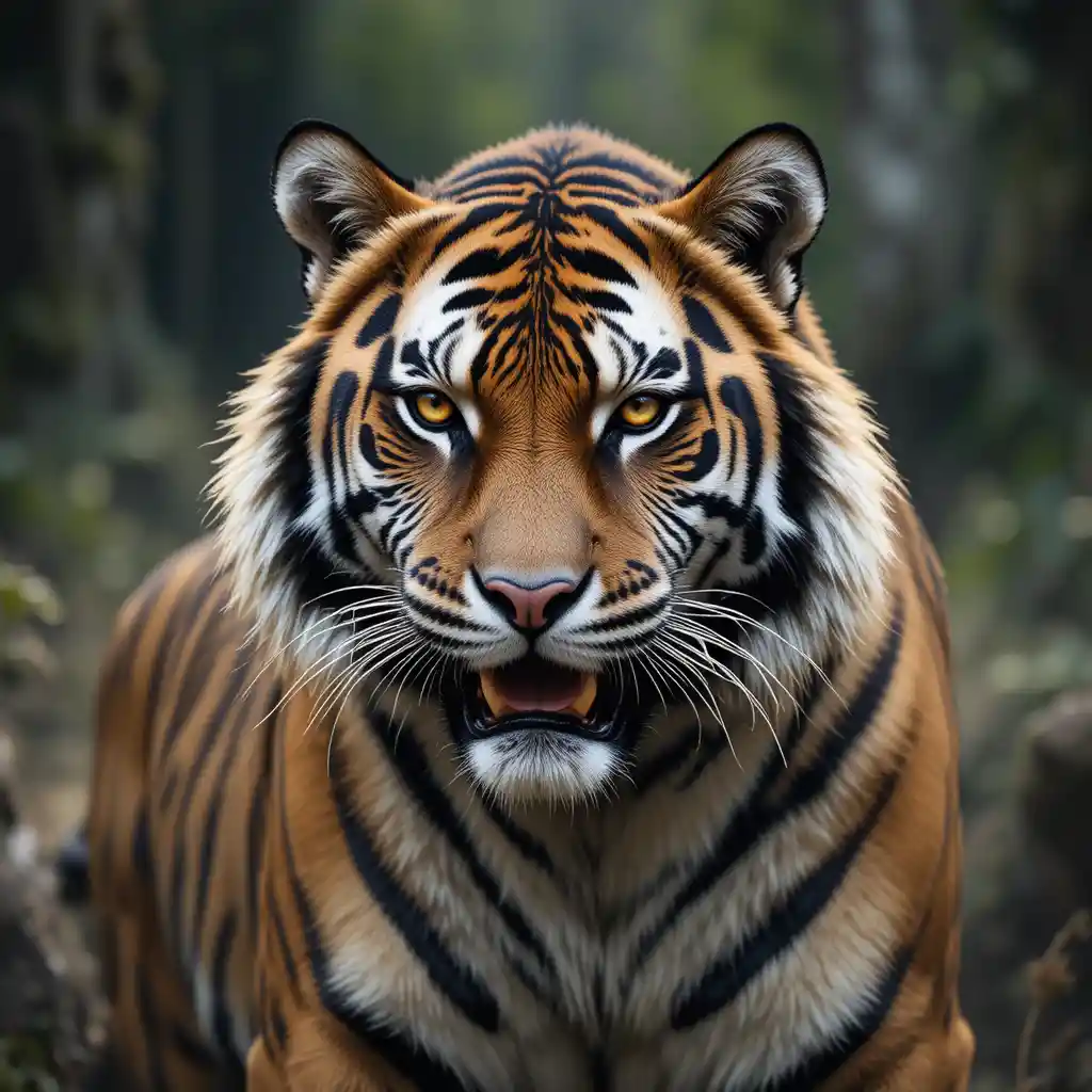 Tiger illustration for a grand community caravan invitation