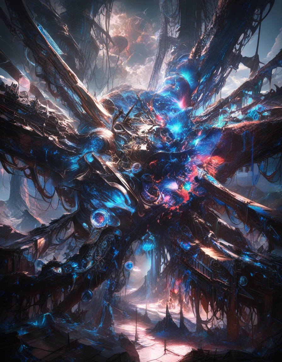 Ancient cosmic entity beneath an abandoned ocean trench station