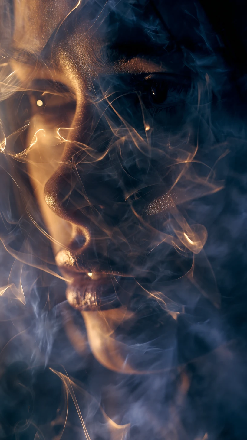 Running forward through unseen danger with anxious urgency