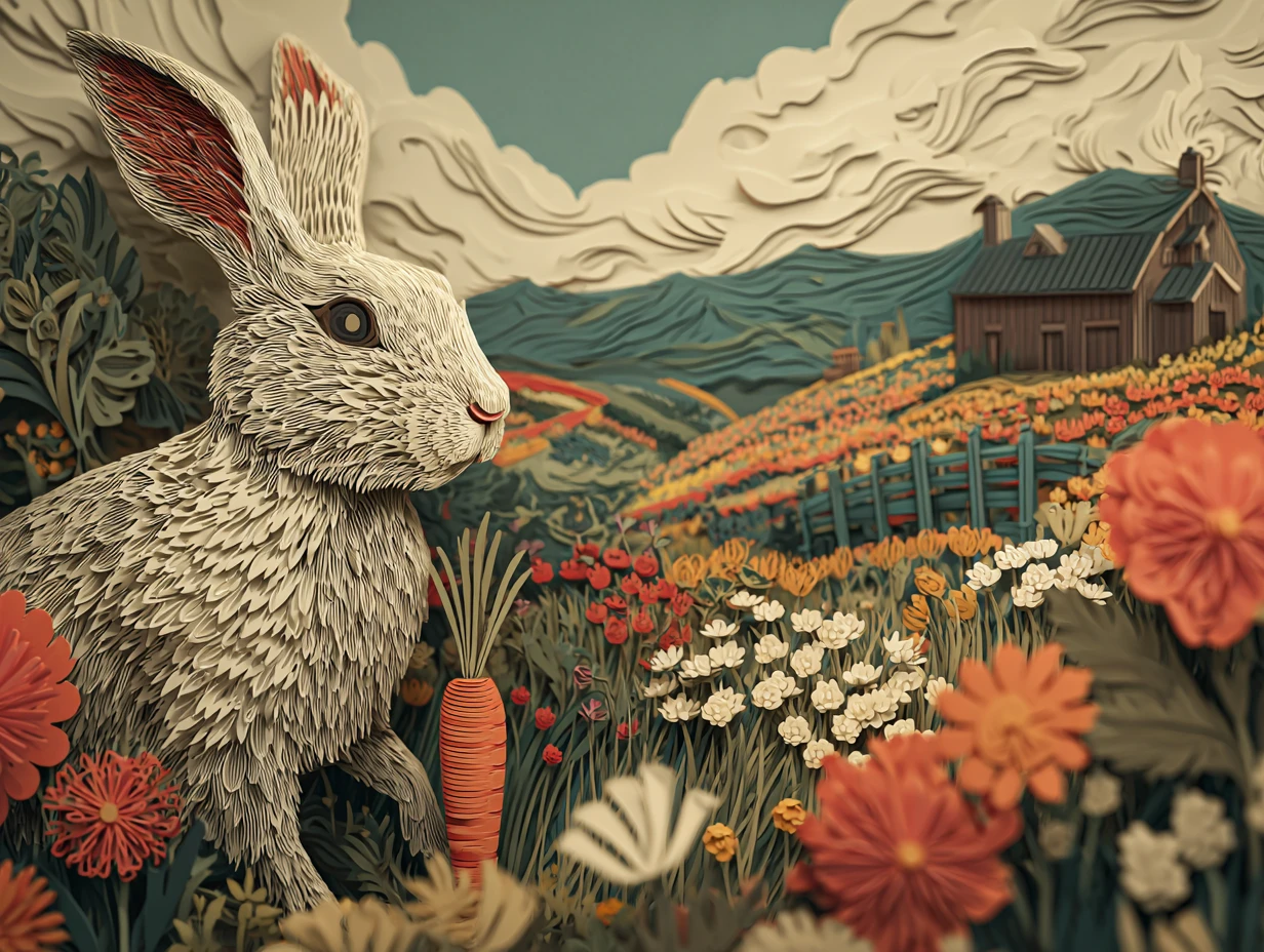 paper cut illustration