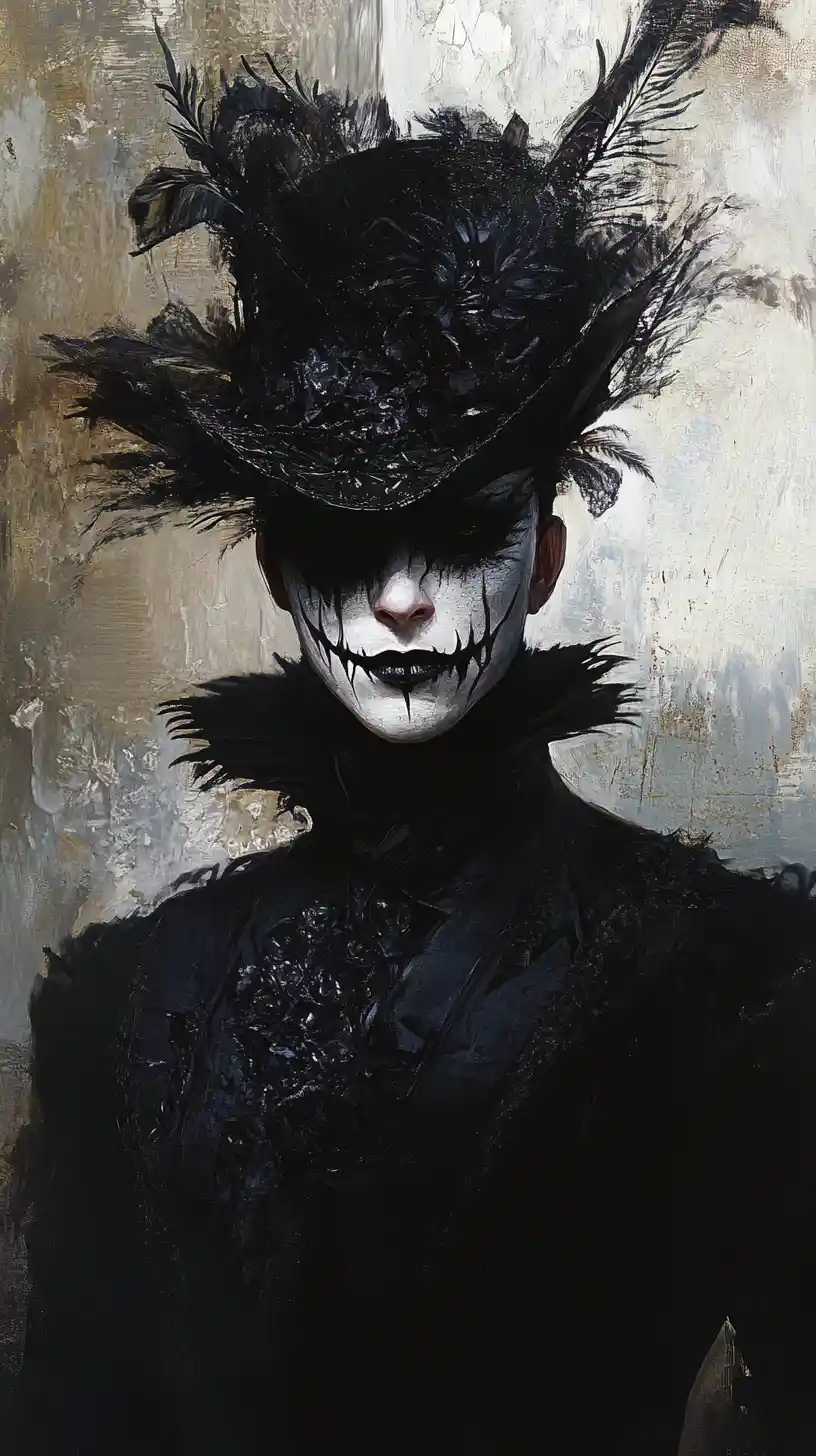 Mysterious Man With A Haunting Unsettling Smile