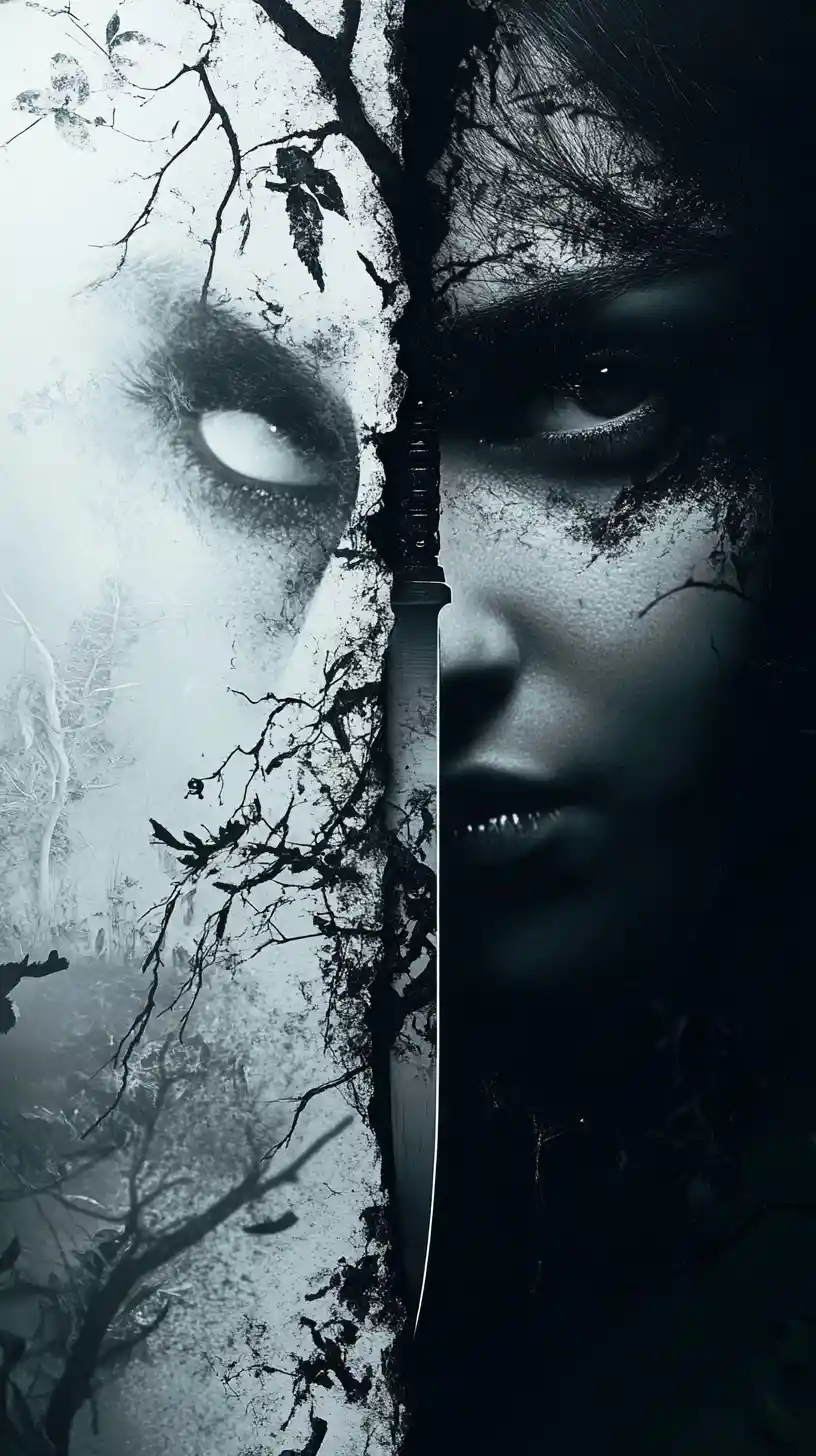 Eyes adjusting slowly to the deep surrounding darkness