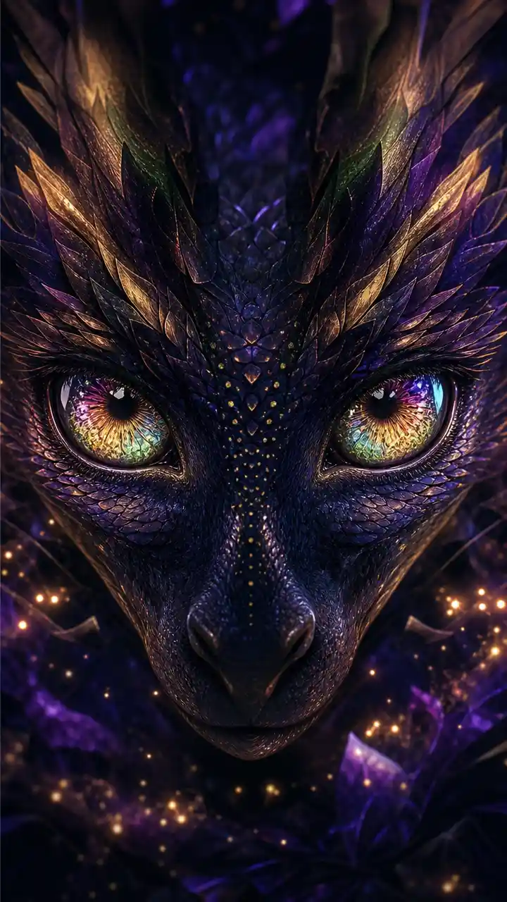 Close up portrait with hyper realistic glossy detailed eyes