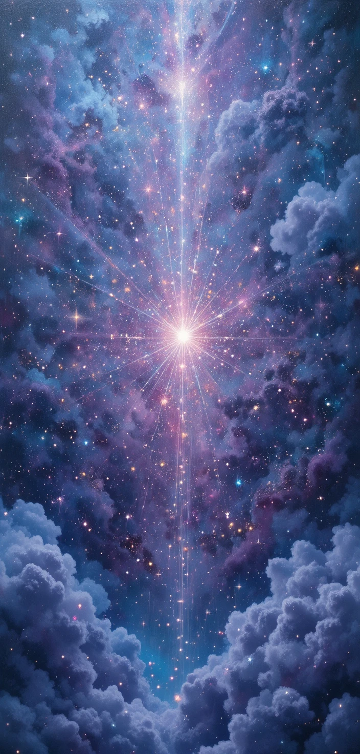 Vast starfield across a surreal midnight cosmic canvas