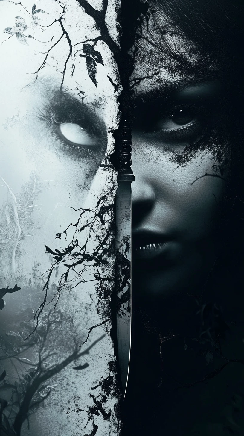 Eyes adjusting slowly to the deep surrounding darkness