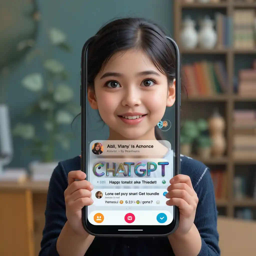 Motivational Hindi typography about ChatGPT smart student life