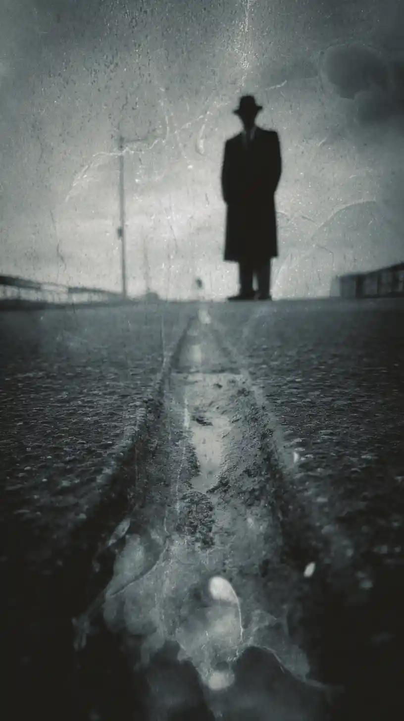 Hop scotch scene suggested by abstract lyrical words