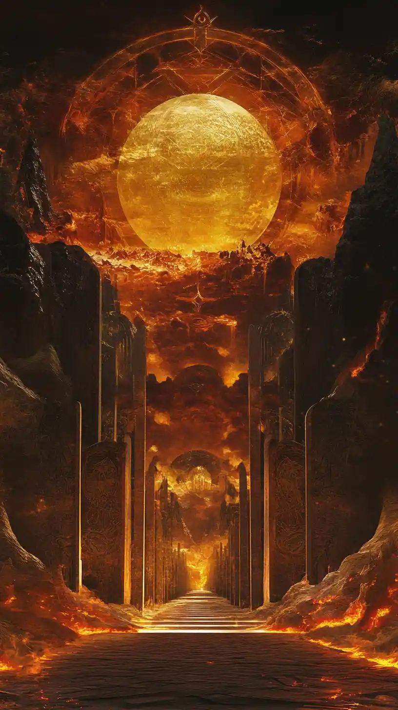 Vast fantasy landscape of a mystical adventure path