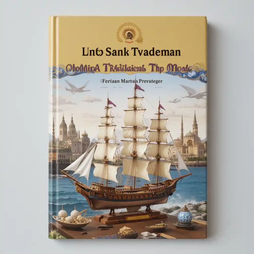 Book cover with Omani traditional ship model and national emblem