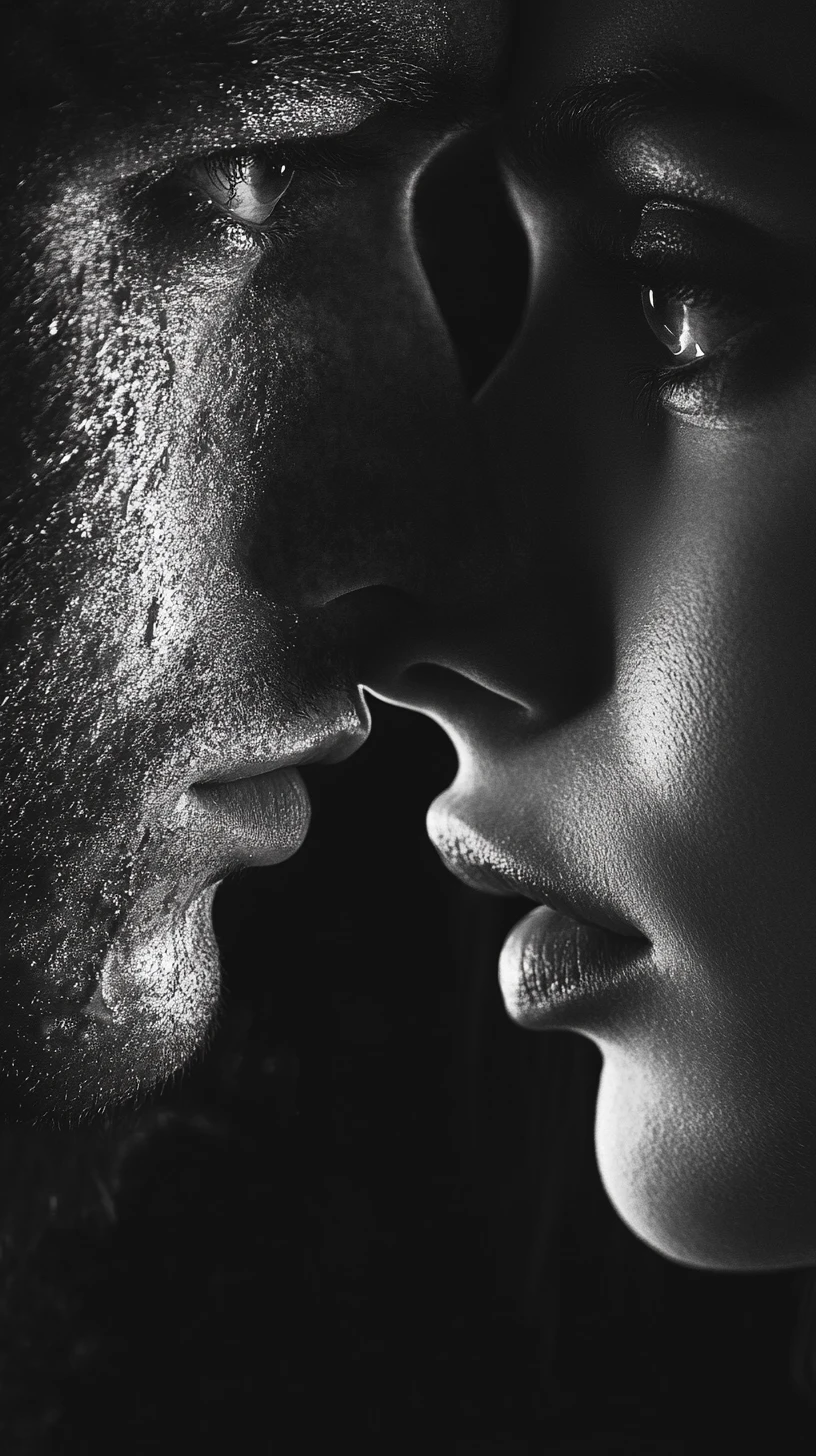 Eyes adjusting to darkness in lonely midnight silence