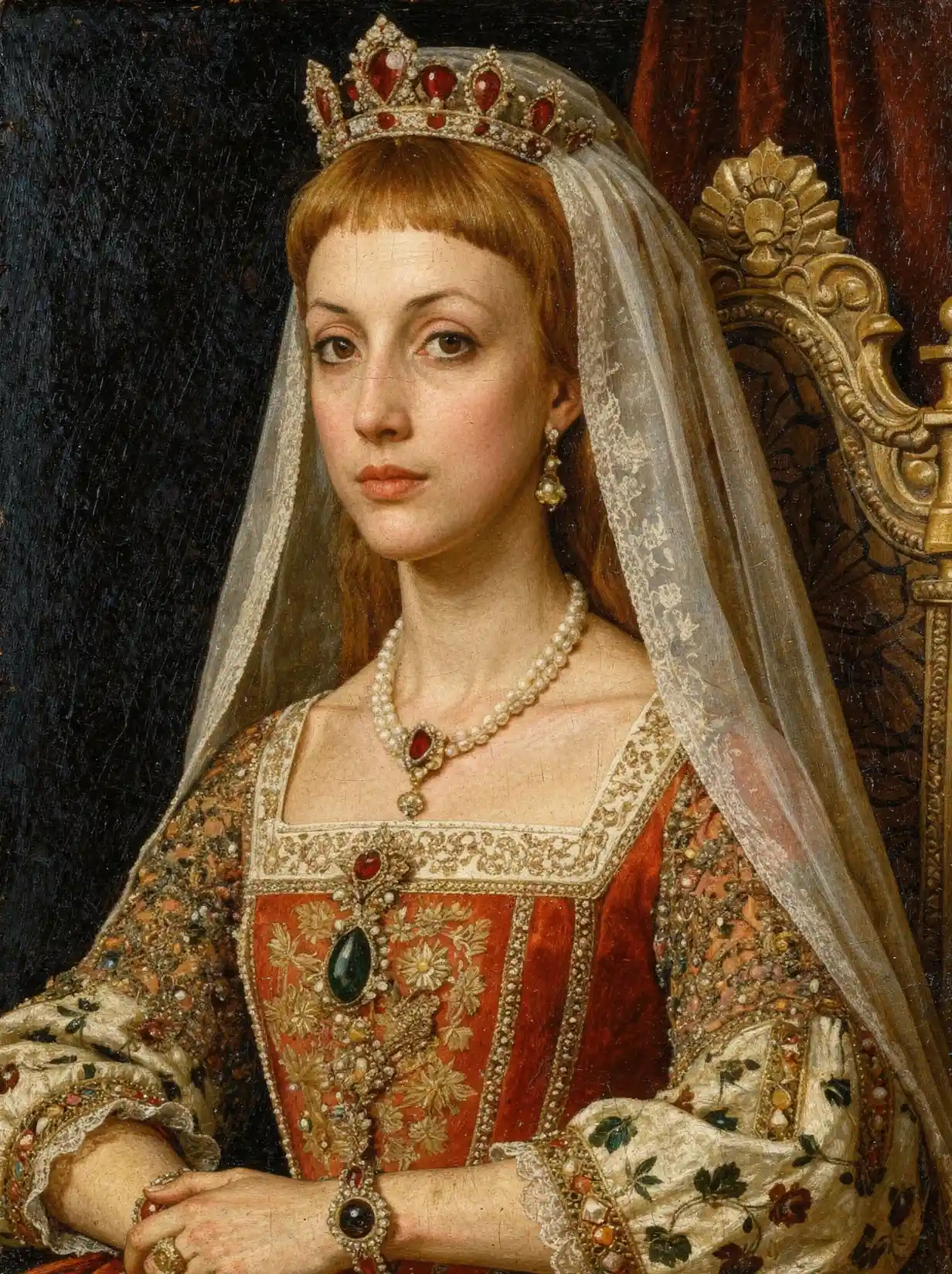 Classic Renaissance painting style with preserved original composition