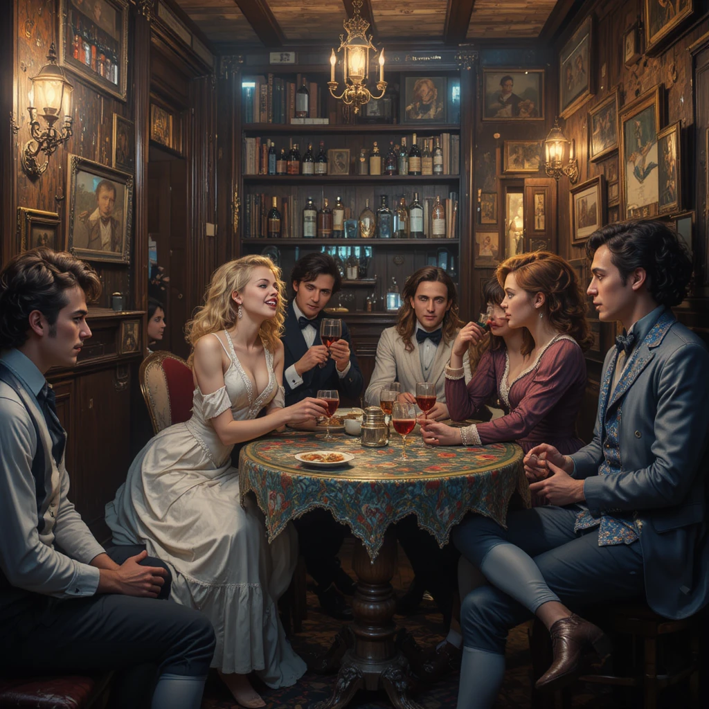 Historic English tavern as secret meeting place for men