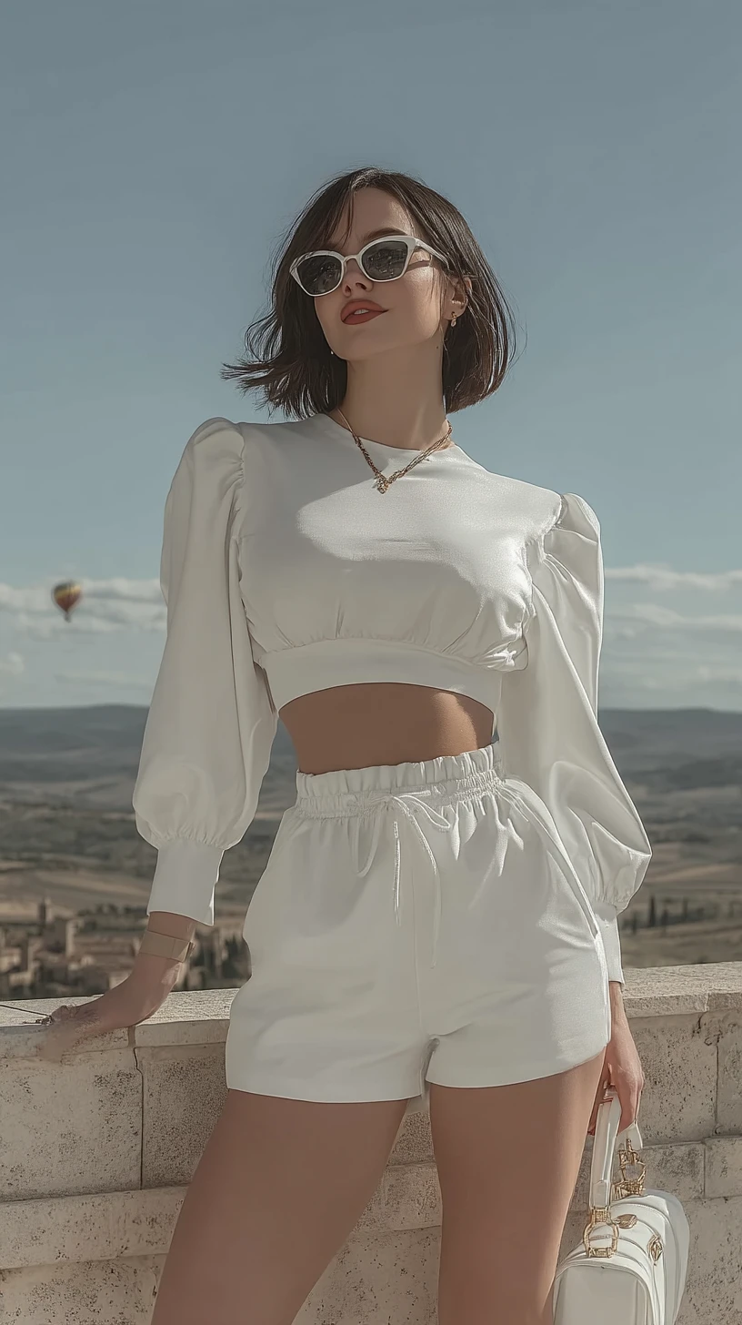 Hyper muscular warrior woman posing in a fantasy palace