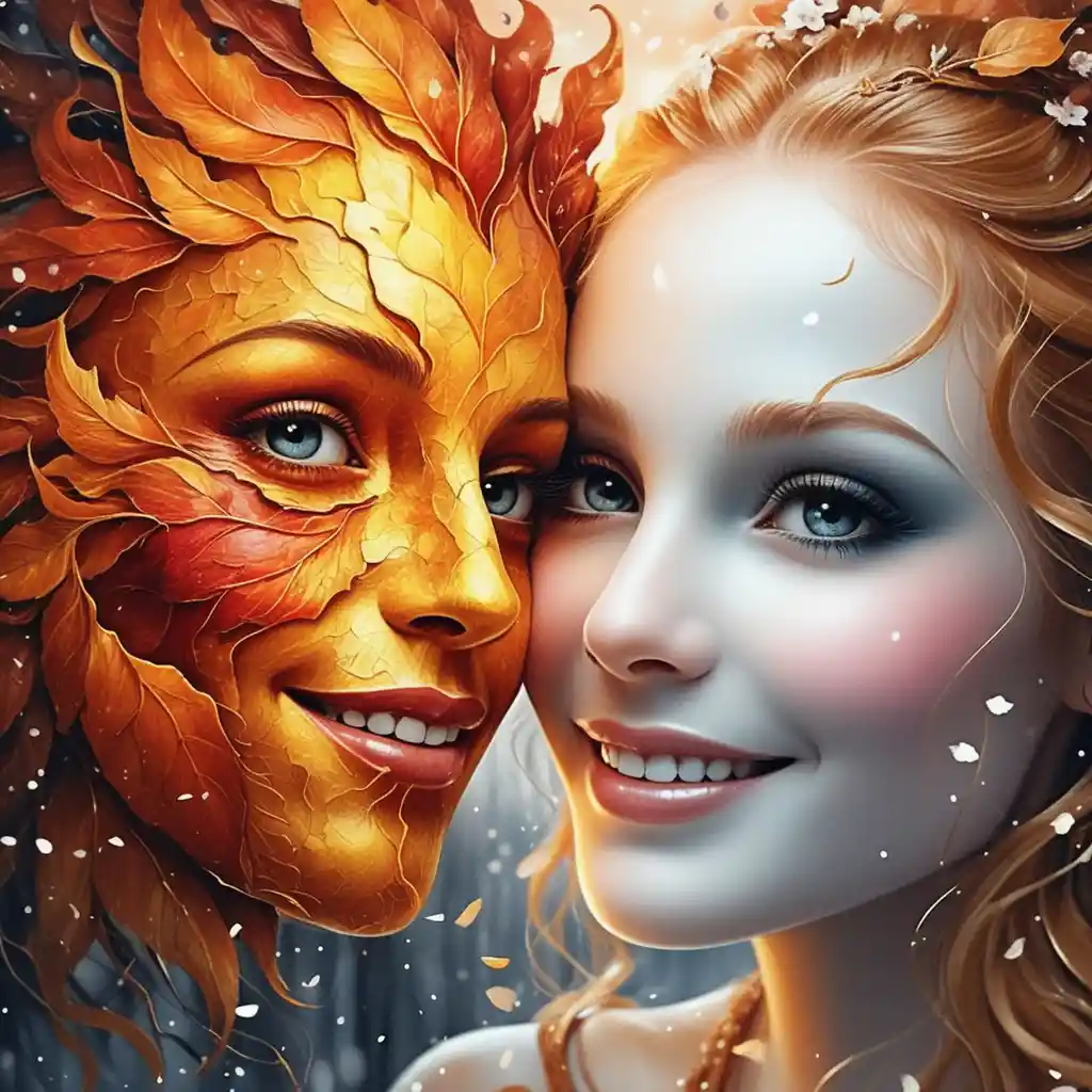 Hopeful girl portrait with emotions shining in her eyes