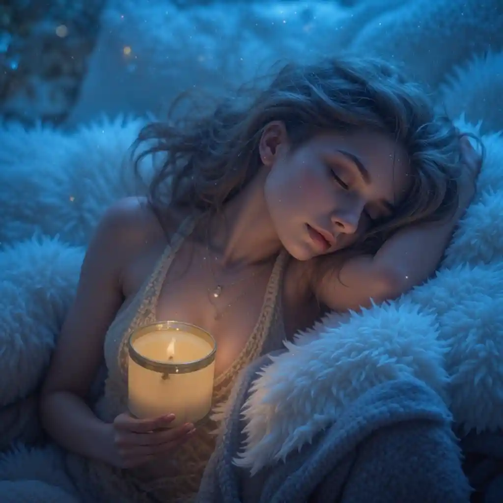 Habit text about improving relaxation and evening sleep