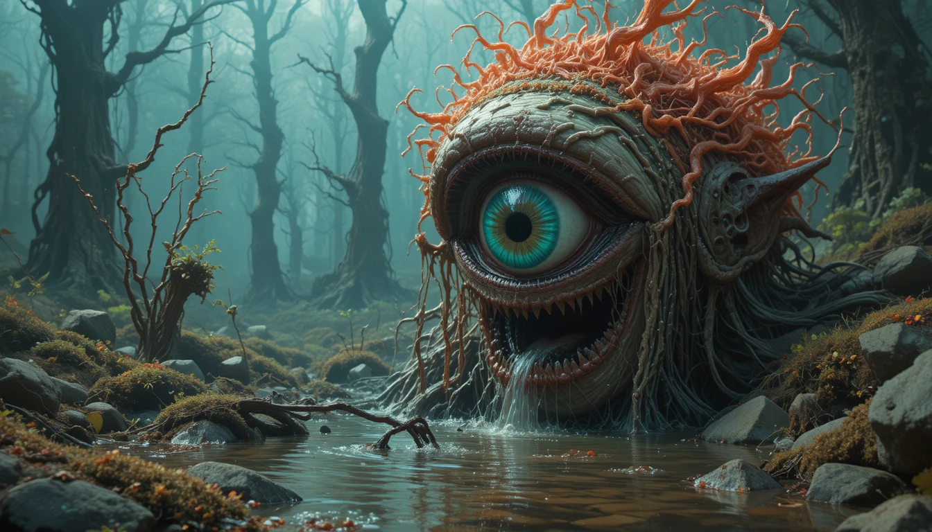 Surreal Popsurrealist Vision Of Eye Of The Tempest