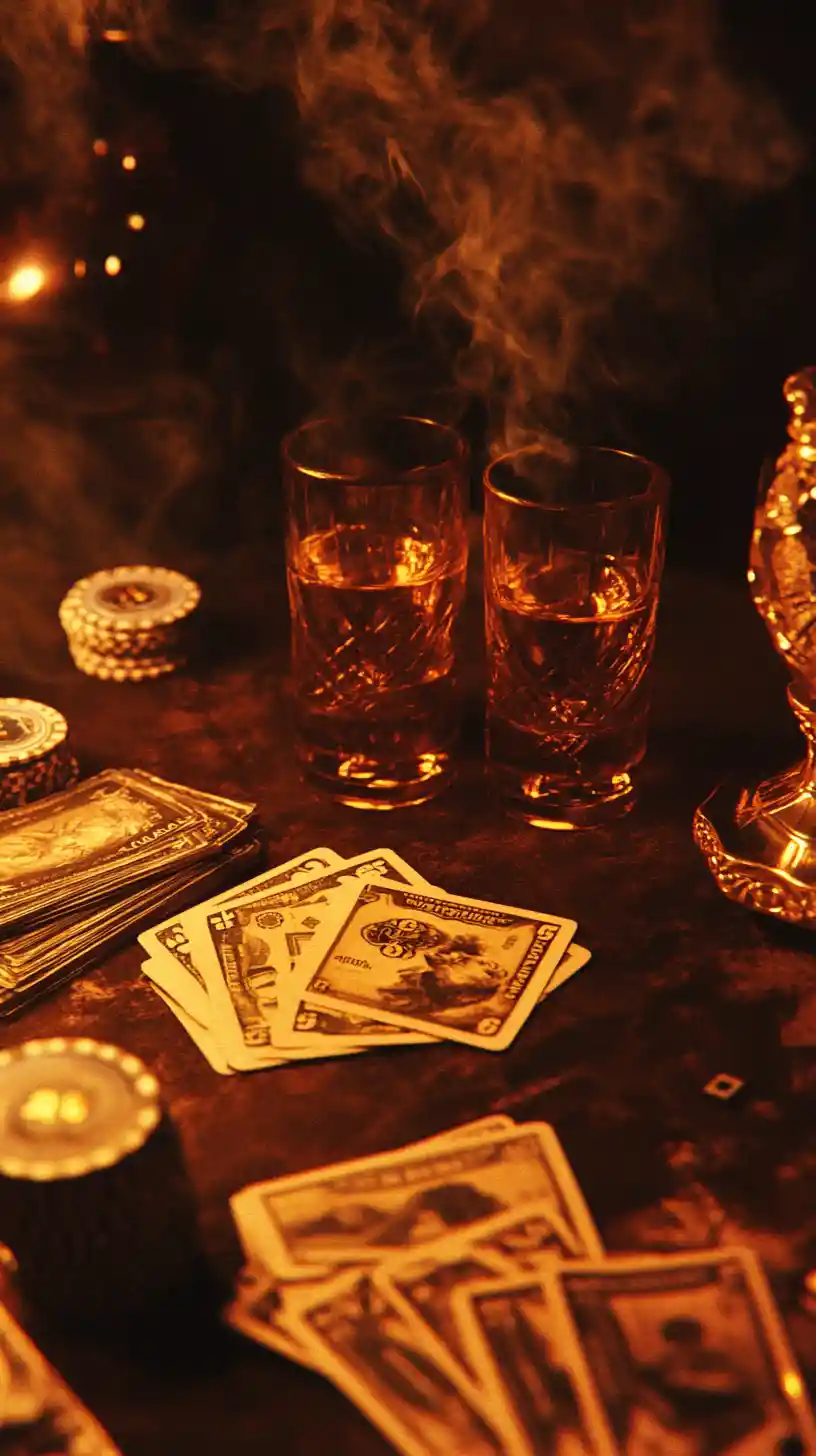 Stacks of small bills forming a humble cash bankroll