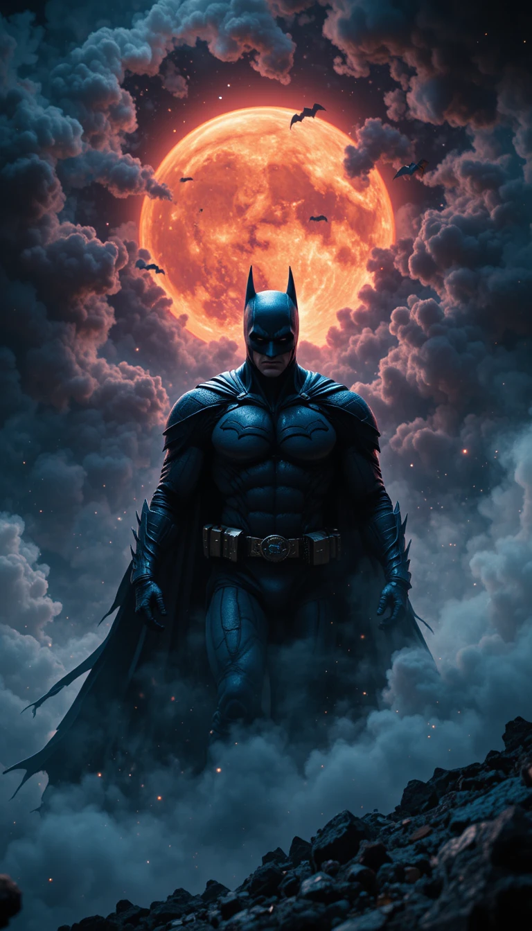 Surreal superhero trapped in a twisted fever dream