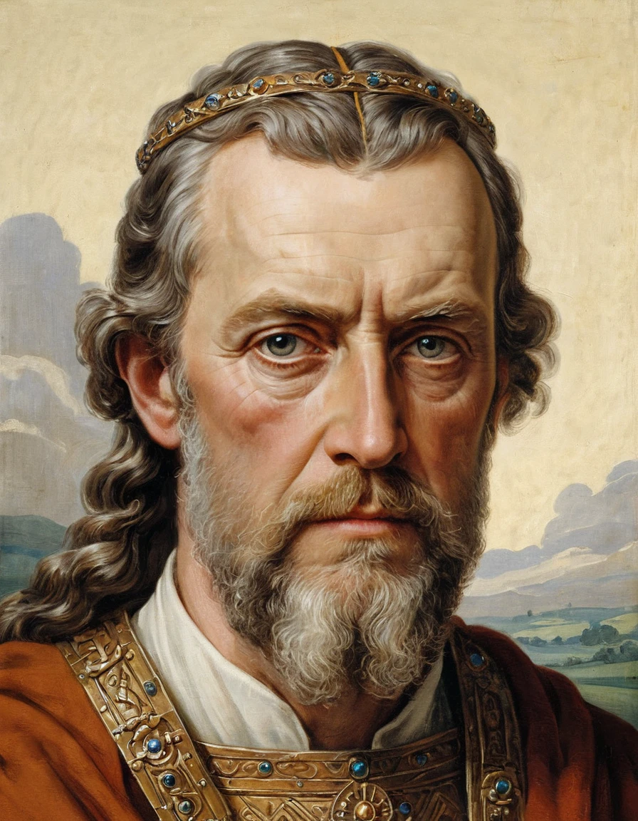 Portrait of the Anglo Saxon king consort of England