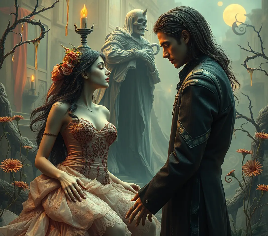 Surreal dreamscape where the past melts into unseen echoes