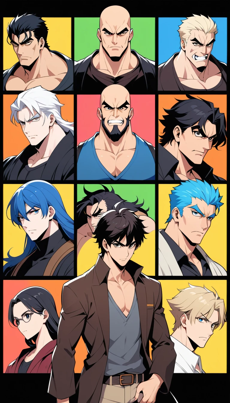 Héroes de Harry Potter dibujados en un audaz estilo de batalla de anime