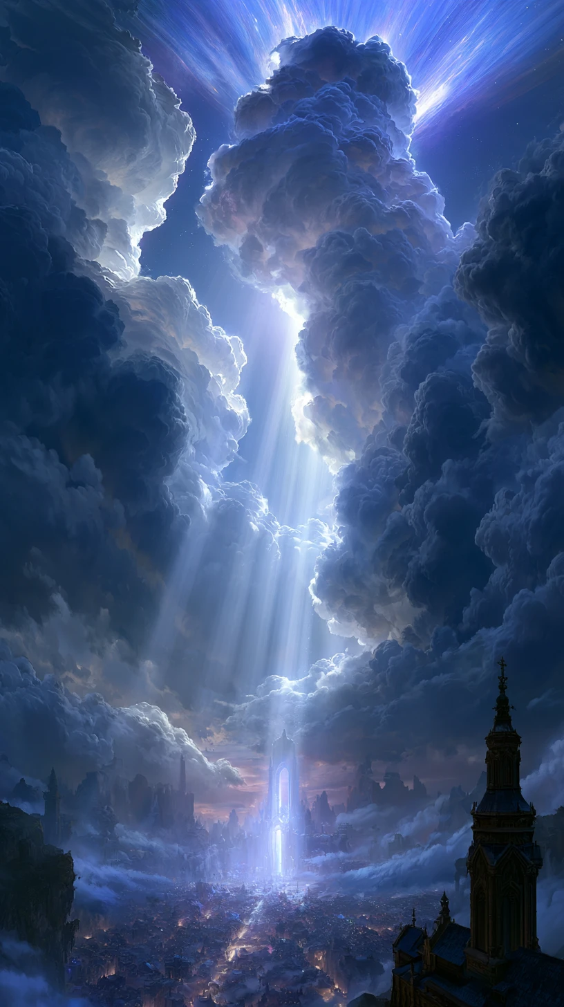 Heartfelt prayer message reaching toward heaven above