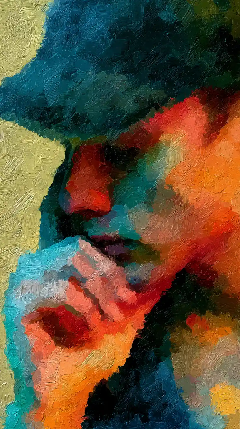 Praying figure sending a thankful message up to heaven