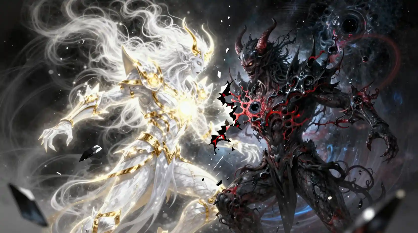 Gemini cosmic twins torn apart in violent battle
