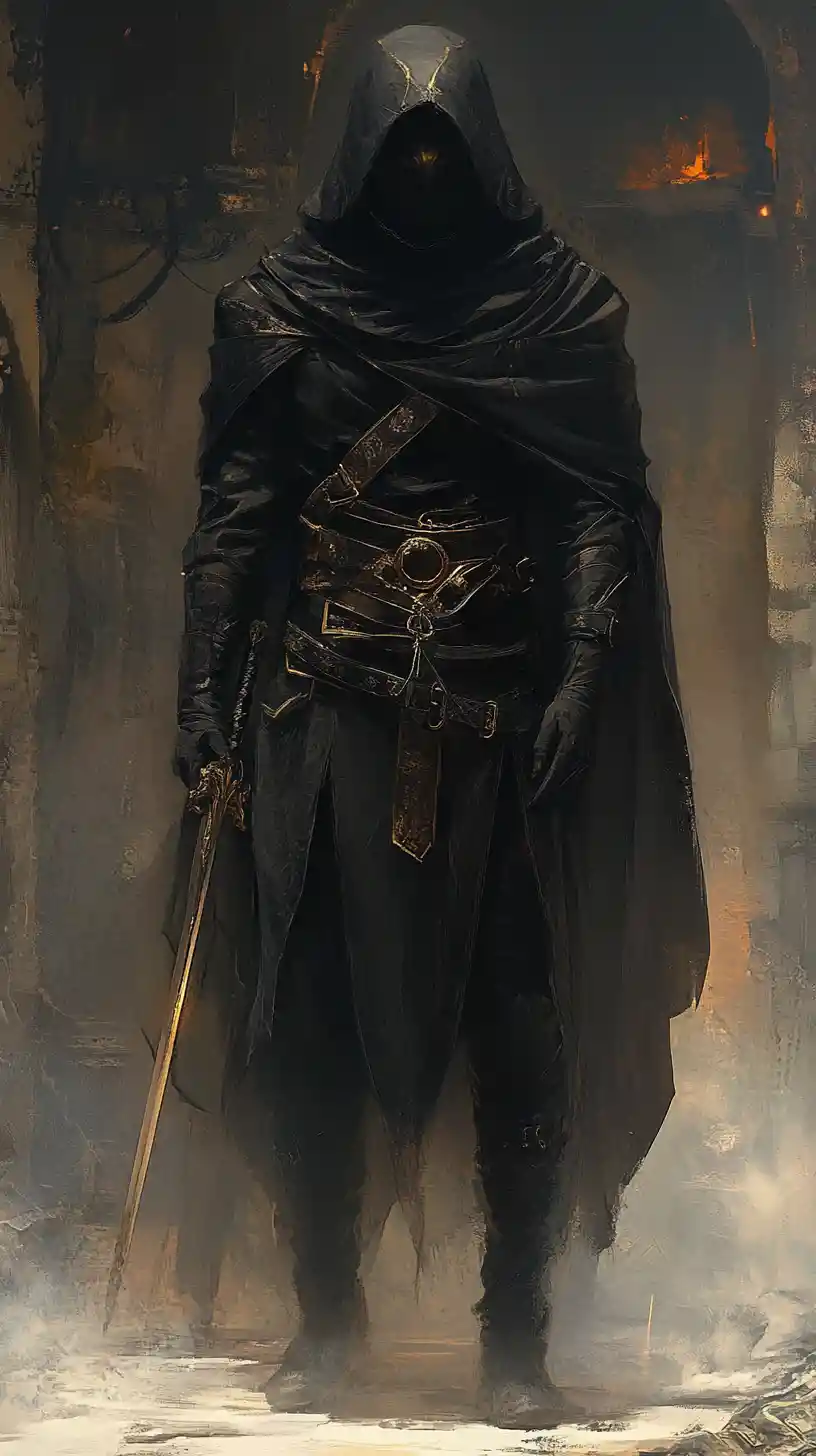 Intense man portrayed as an unstoppable urban assassin