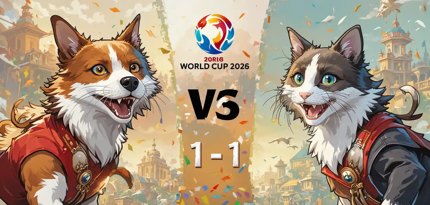 Stray dogs and stray cats face off in world cup final
