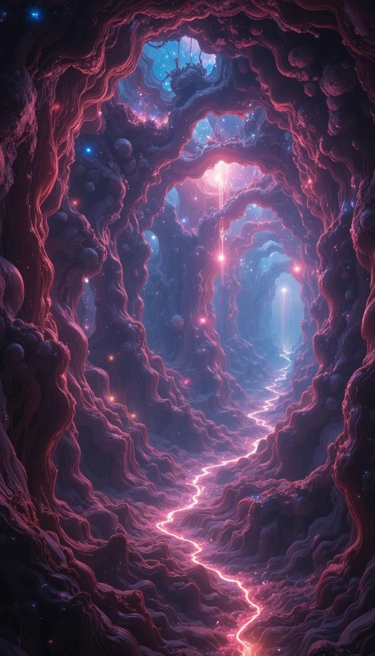 Cosmic placenta universe of living galaxies and sleeping titans