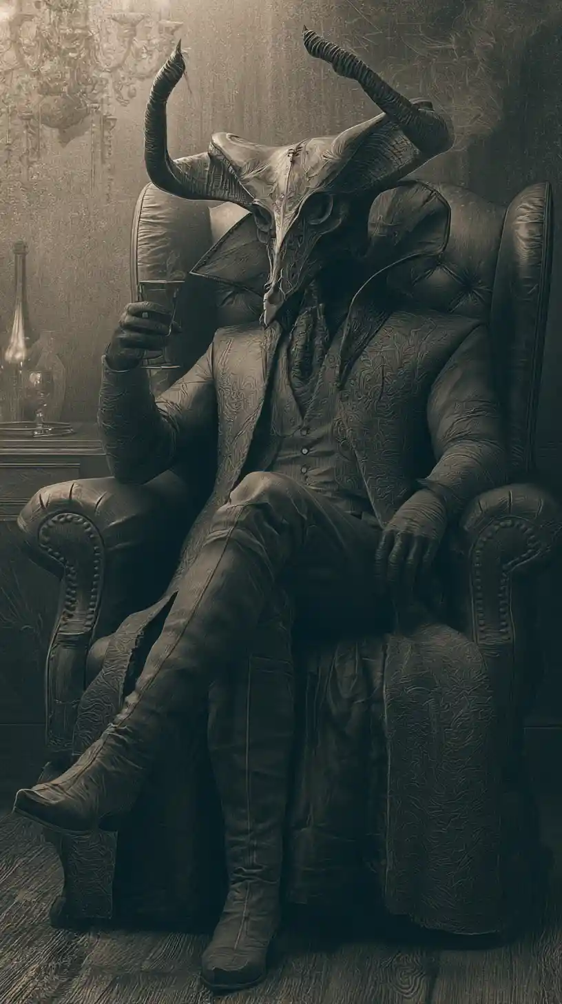 Man sipping champagne in a confident urban style