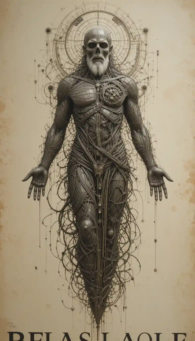 Unseen force quietly sustaining a vast complex whole