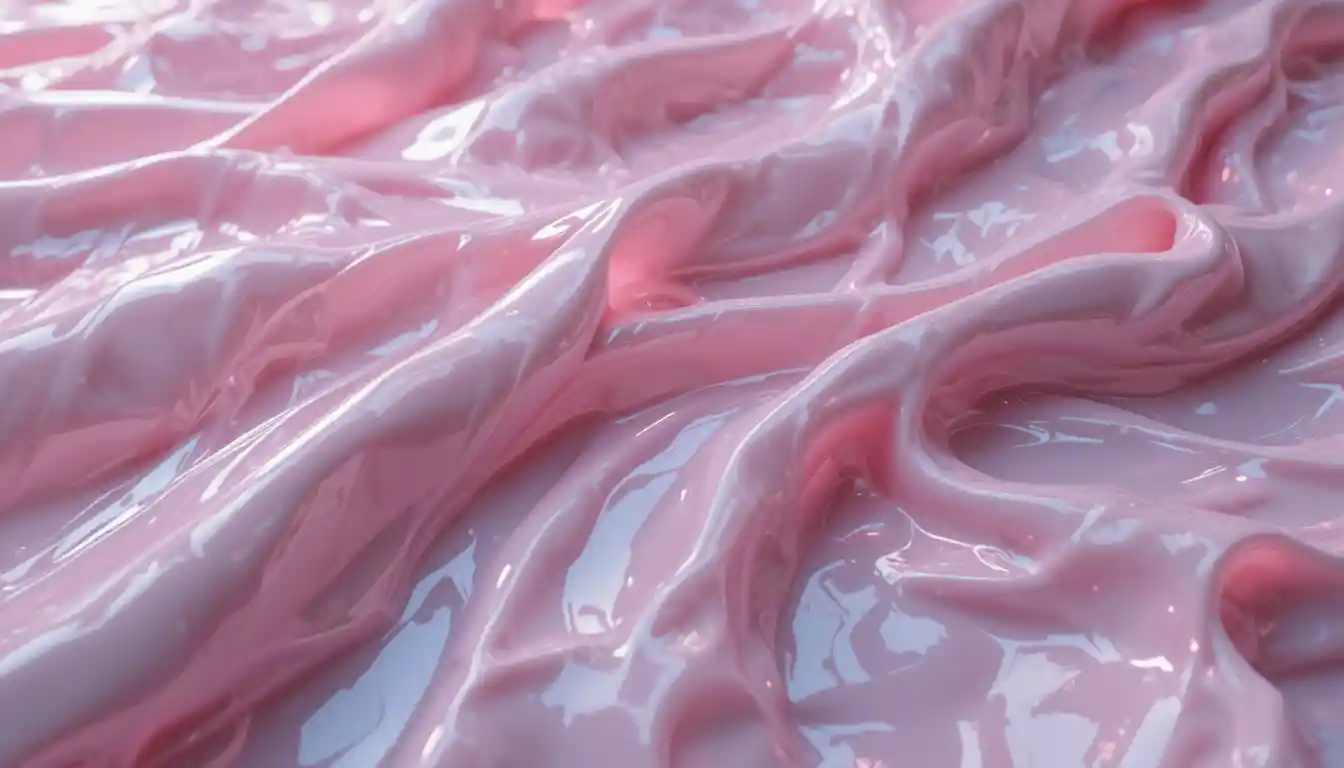 Endless glossy latex world with seamless reflective surfaces