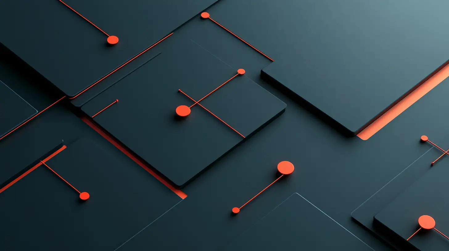 Minimal abstract system with lines nodes and soft gradients