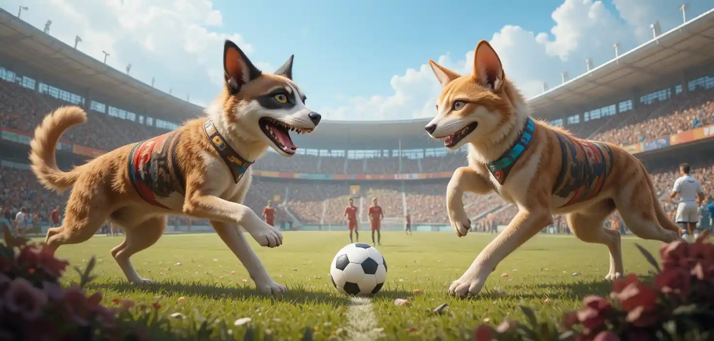 Stray Dogs Face Stray Cats In Animal World Cup Final
