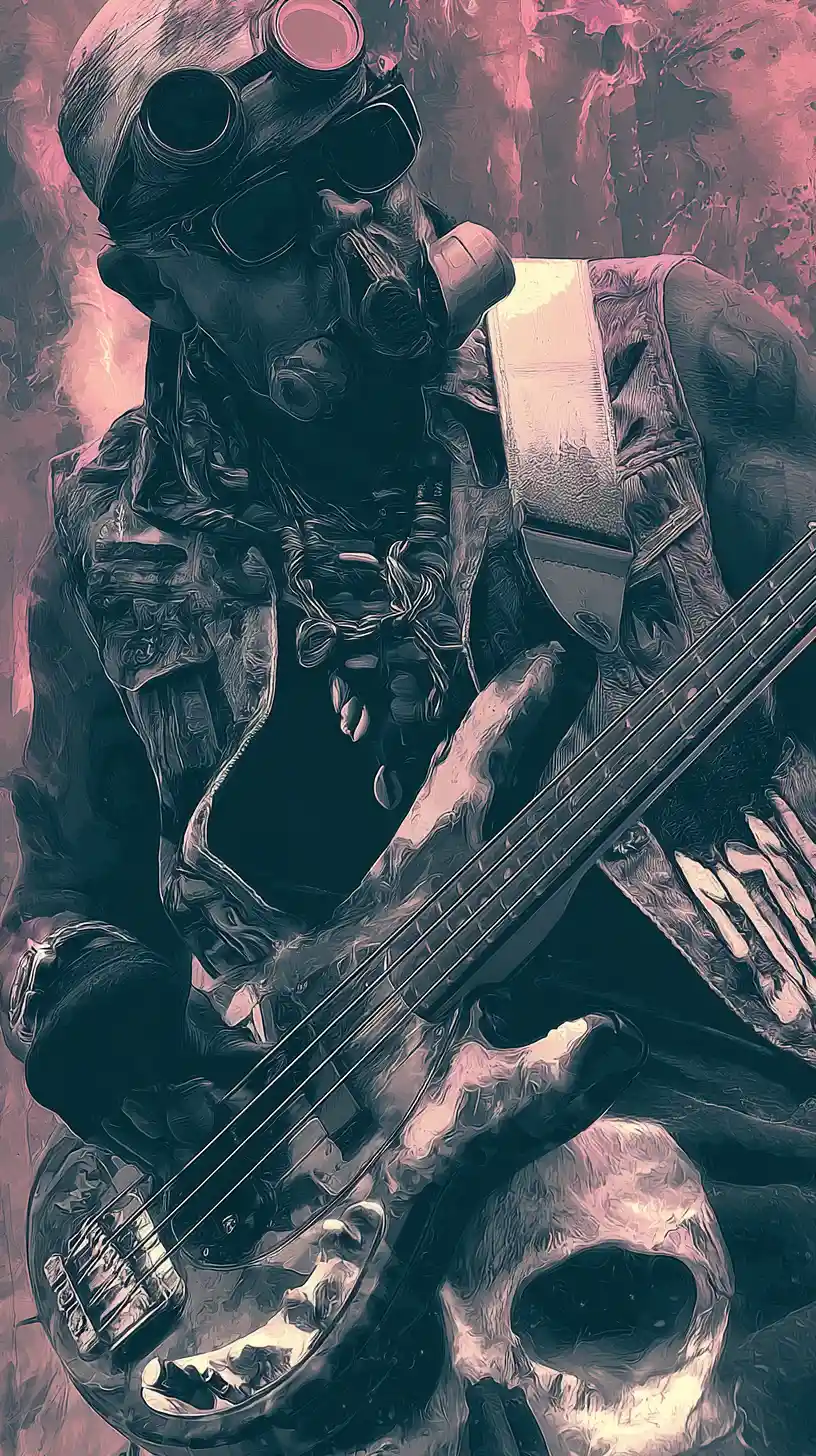 Bold typographic design with powerful rhythmic lyrics