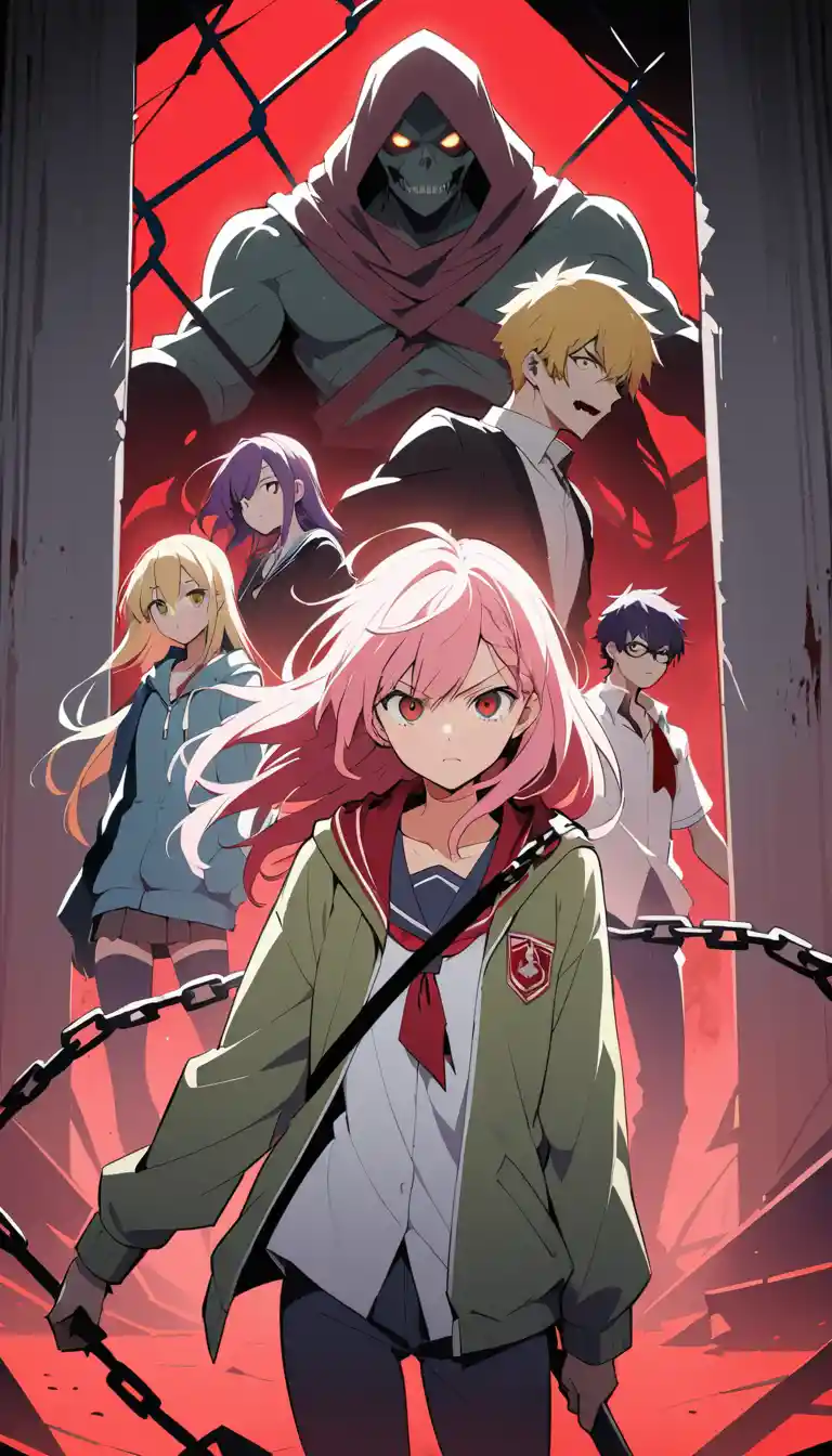 Anime high school survivors in a zombie apocalypse lineup