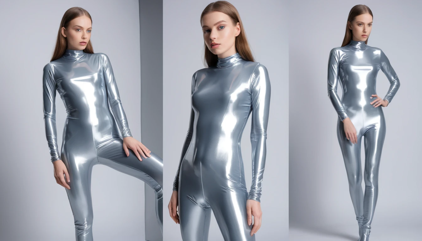 Glossy Living Latex World With Seamless Reflective Surfaces