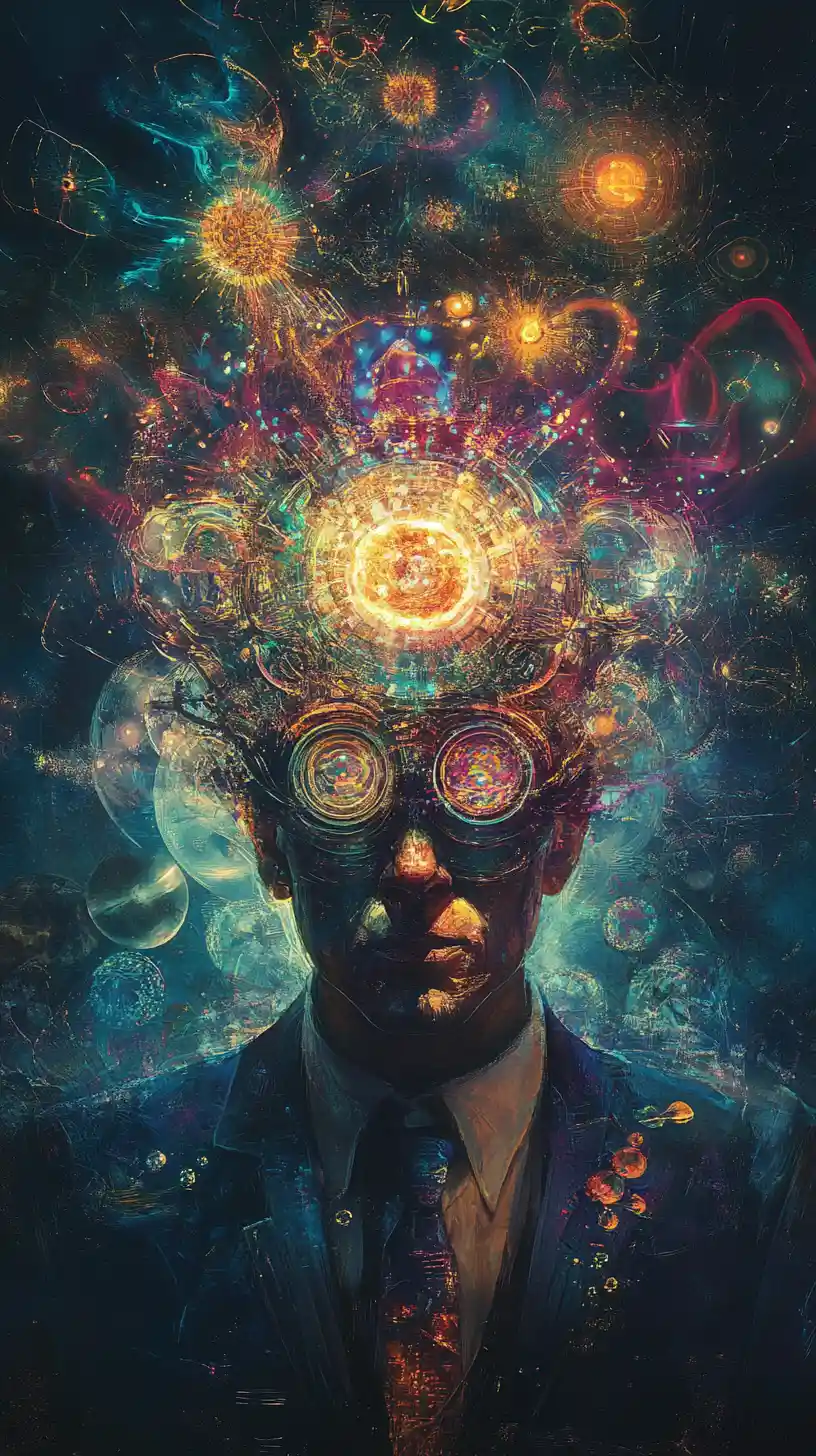 Mysterious man with hypnotic logic and nuclear mind