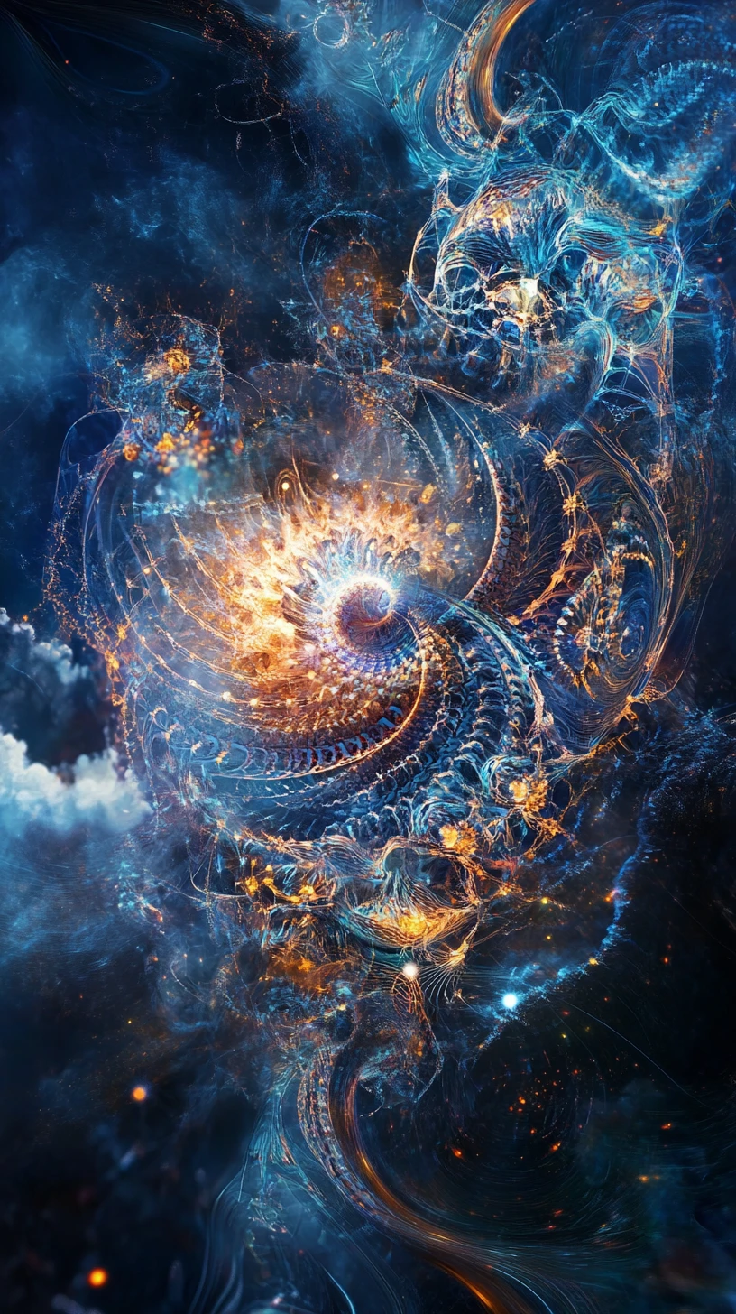 Electronic monolith pulsing with futuristic musical energy