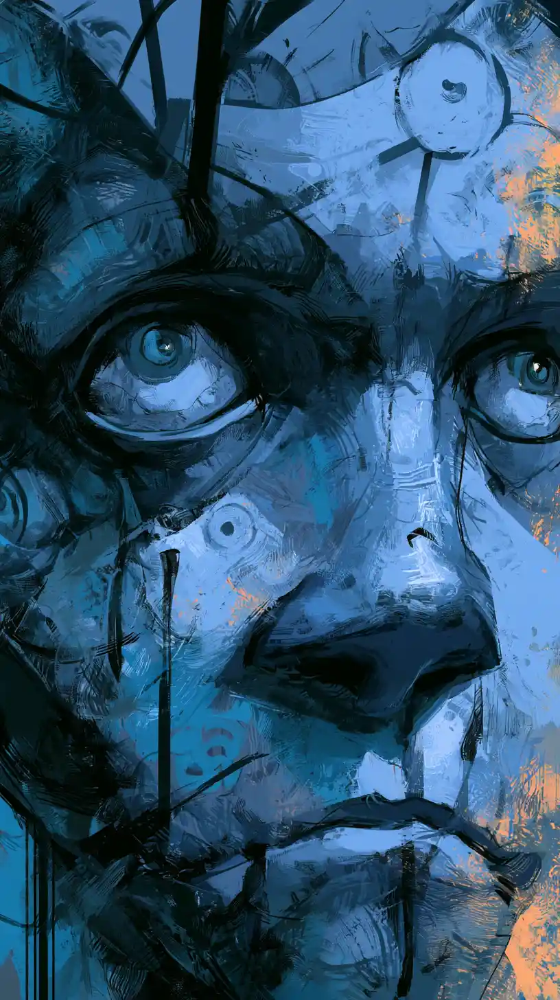 Abstract reconstruction of a transformed mental canvas